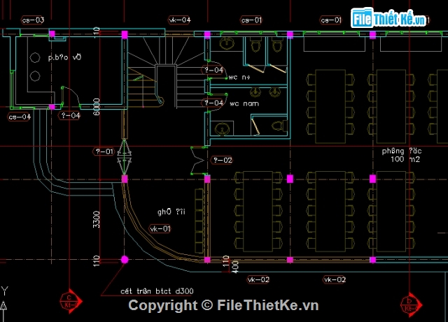 nhà 4 tầng,nhà thư viện,cad thư viện